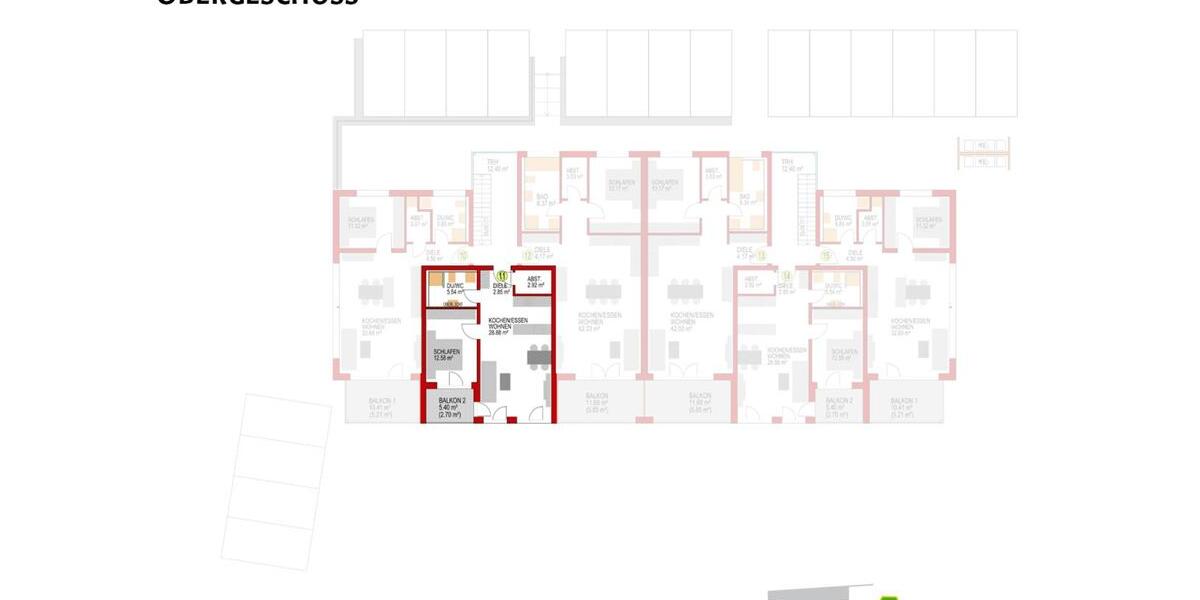 Dachgeschoßwohnung Neukirchen vorm Wald - 2 Zimmer, 54 m&sup2;, 540&euro; | Angebot:25220521