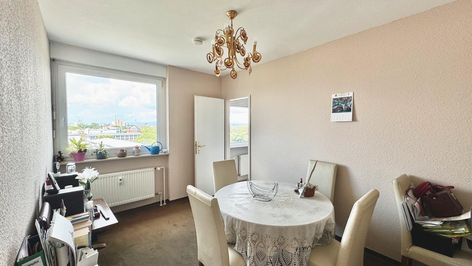 Möblierte 4-Zimmer-Wohnung mit Main- und Skylineblick im beliebten Offenbach Main Park 4 zimmer