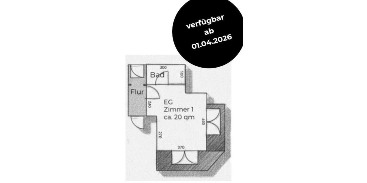 Wohnen auf Zeit Osnabrück Dodesheide - 1 Zimmer, 20 m&sup2;, 990&euro; | Angebot:25861088