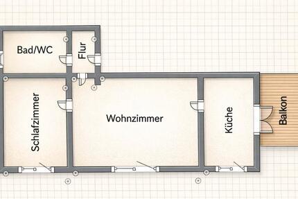 Wohnung Oelsnitz (Erzgebirge) - 2 Zimmer, 56 m&sup2;, 470&euro; | Angebot:24919676