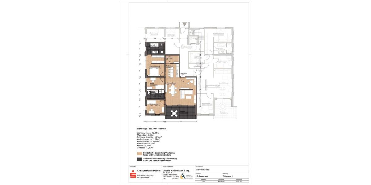 Erdgeschoßwohnung Döbeln - 4 Zimmer, 125 m&sup2;, 1.251&euro; | Angebot:23873141