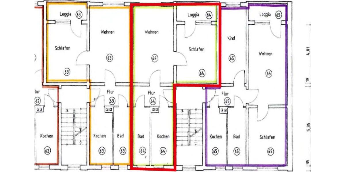 Etagenwohnung Markneukirchen - 2 Zimmer, 49 m&sup2;, 285&euro; | Angebot:26074500