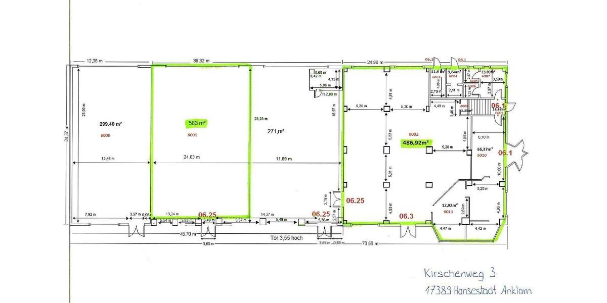 Gewerbeobjekt Anklam - 1.708&euro; | Angebot:16301524
