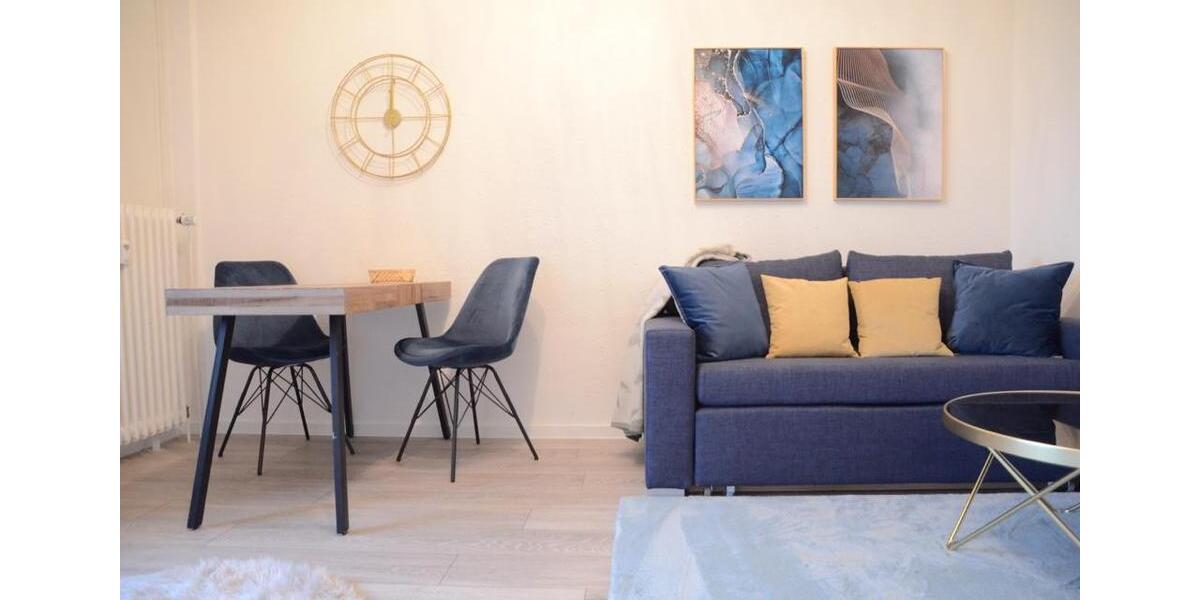 Modernes & voll möbliertes 1-Zimmer-Apartment mit Balkon in Bonn 1 zimmer