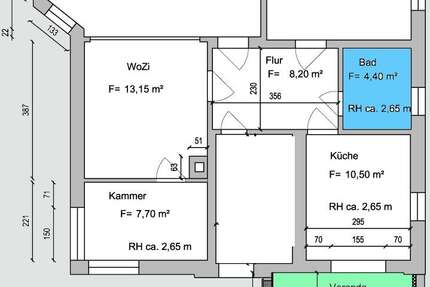 Wohnung Wurzen - 3 Zimmer, 90 m&sup2;, 653&euro; | Angebot:26949852