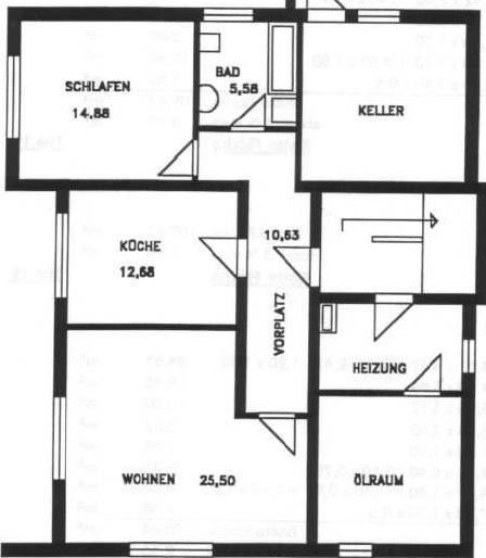 Renovierte 2 Zimmer Wohnung in Unterbalbach zu vermieten