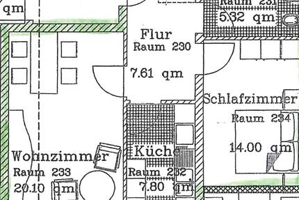 Wohnung Spremberg - 2 Zimmer, 53 m&sup2;, 350&euro; | Angebot:26267665