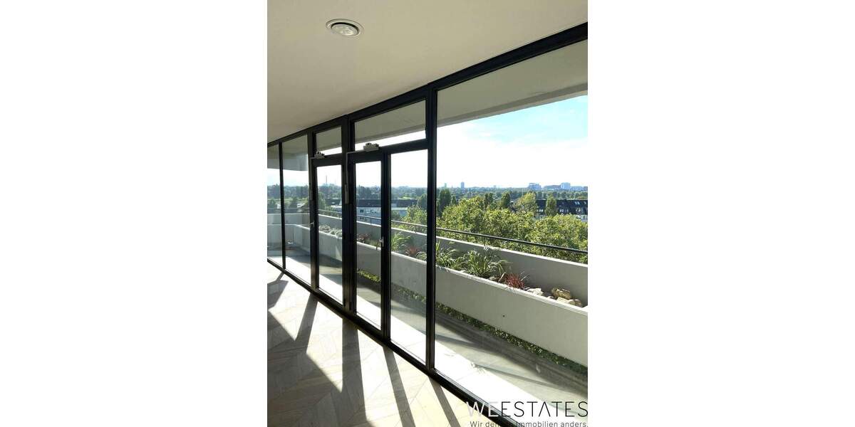 Charmante, sanierte 2-Zimmer-Wohnung inkl. Einbauküche mit Blick über Düsseldorf! 2 zimmer