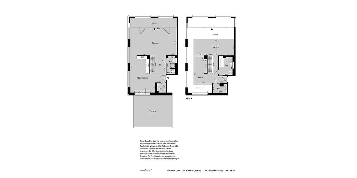 Etagenwohnung Hannover - 2 Zimmer, 186 m&sup2;, 2.701&euro; | Angebot:24802648