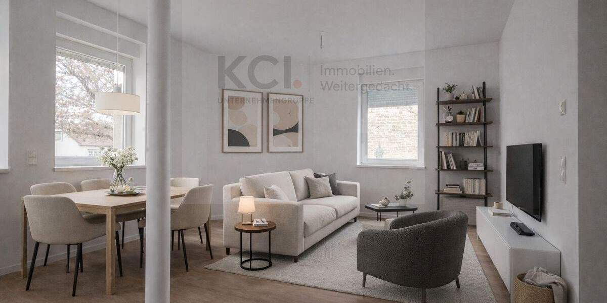 Modernes Loft-EG in Immenhausen - energetisch kernsaniert, 64 qm, Fußbodenheizung & City-Lage 3 zimmer