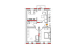 Etagenwohnung Stralsund Frankenvorstadt - 3 Zimmer, 68 m&sup2;, 650&euro; | Angebot:26486817