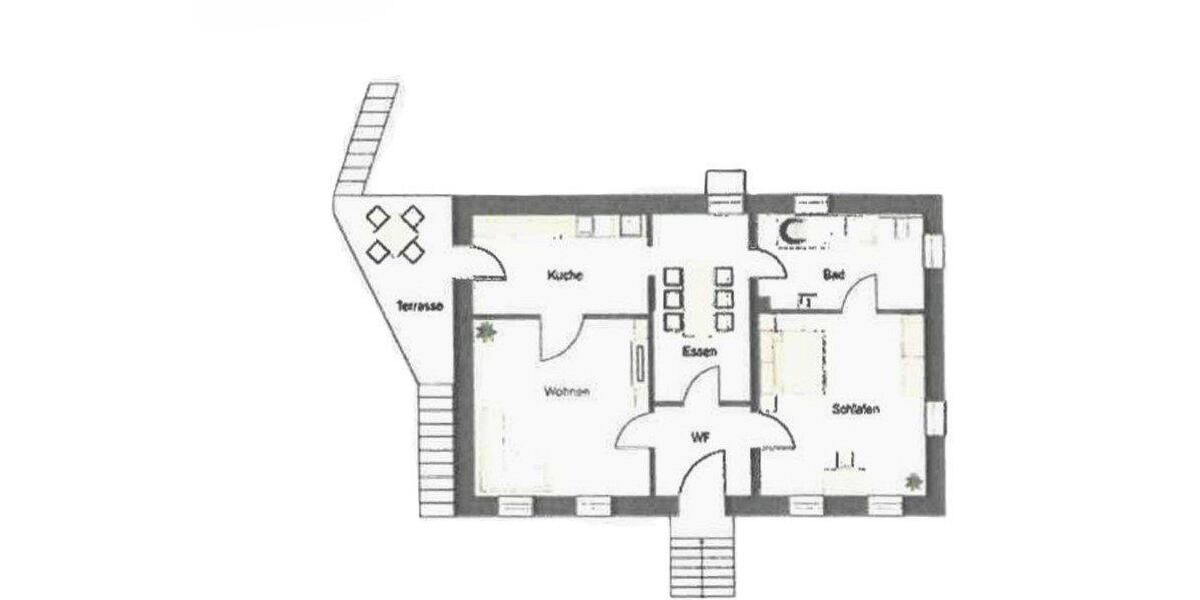 Erdgeschoßwohnung Thurnau - 2.5 Zimmer, 88 m&sup2;, 590&euro; | Angebot:26679183