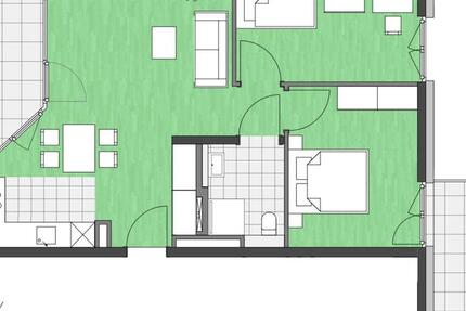 Wohnung Singen (Hohentwiel) - 3 Zimmer, 64 m&sup2;, 1.490&euro; | Angebot:25047418