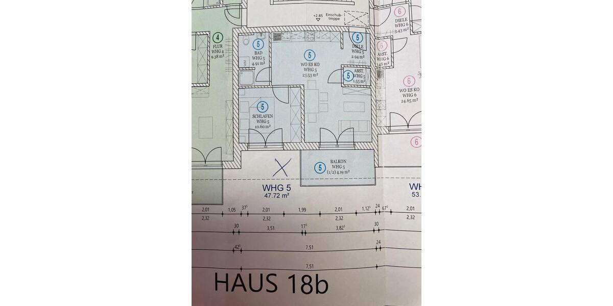 Etagenwohnung Willmering - 4 Zimmer, 48 m&sup2;, 650&euro; | Angebot:25537236