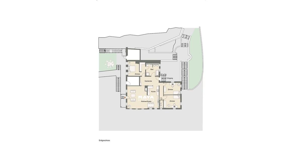 Terrassenwohnung Östringen - 4 Zimmer, 145 m&sup2;, 1.757&euro; | Angebot:26475909