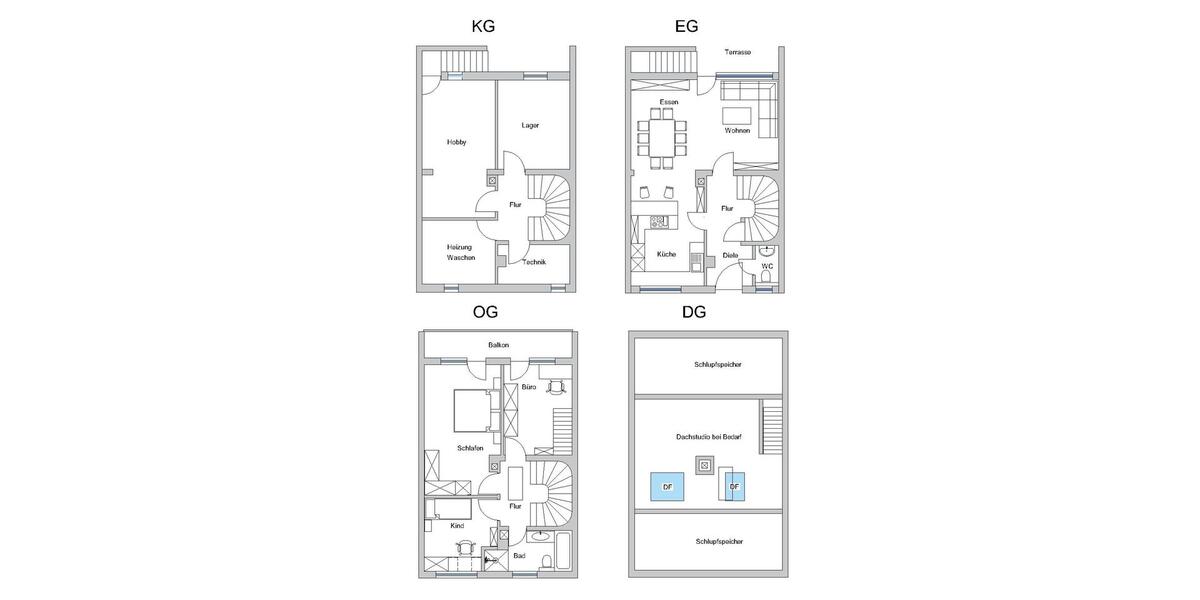 Reihenmittelhaus zur Miete in Traunstein 4 zimmer