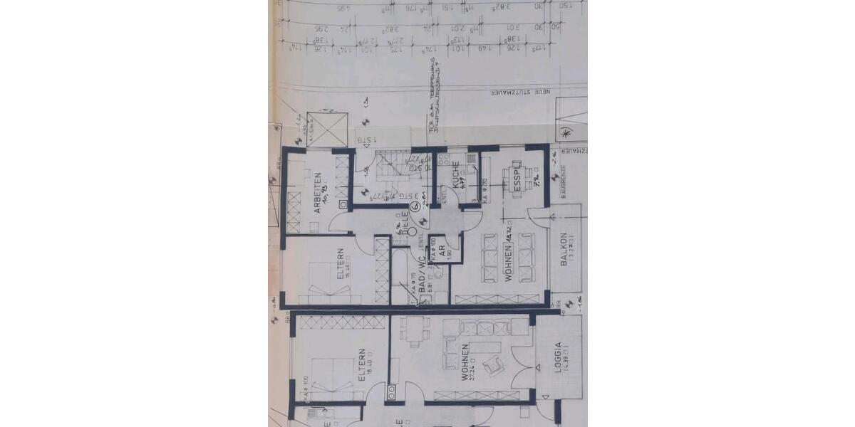 Erdgeschoßwohnung Rüdesheim am Rhein - 3 Zimmer, 76 m&sup2;, 950&euro; | Angebot:26639026