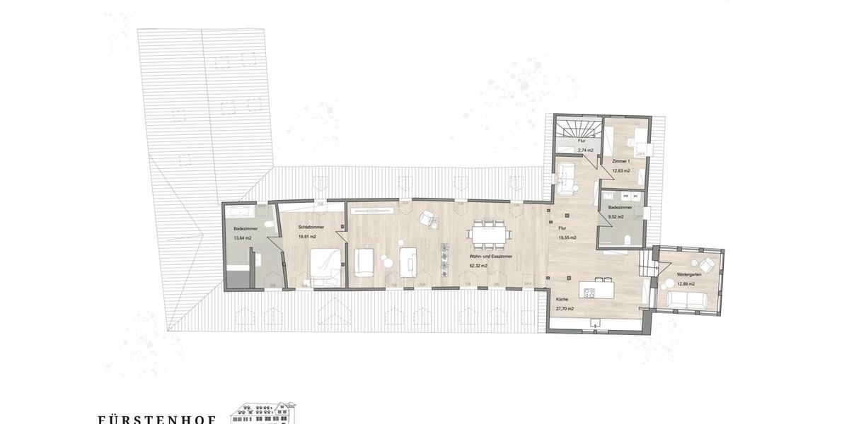 Etagenwohnung Gelnhausen - 1 Zimmer, 30 m&sup2;, 700&euro; | Angebot:24548192