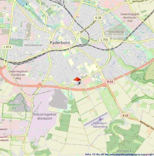 Etagenwohnung Paderborn Kernstadt - 2 Zimmer, 57 m&sup2;, 900&euro; | Angebot:25704111