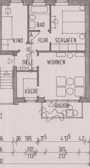 Etagenwohnung Halle - 3 Zimmer, 53 m&sup2;, 440&euro; | Angebot:26625141