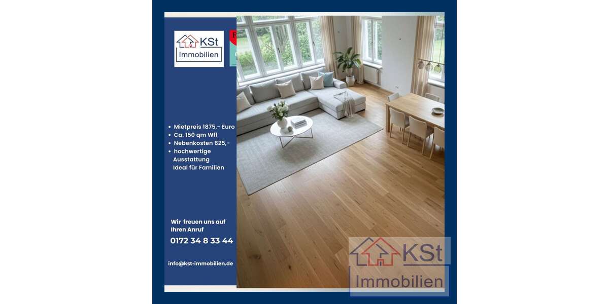 Wohnung zum Mieten in Markkleeberg 1.875 € 150 m² 4 zimmer