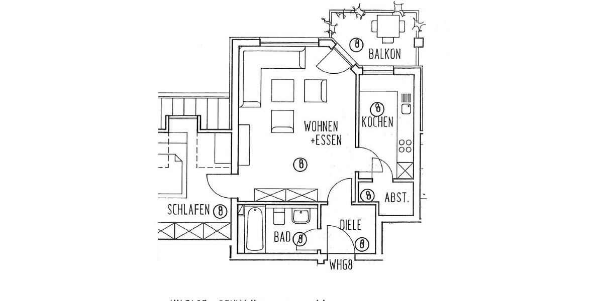 Etagenwohnung Vohenstrauß - 2 Zimmer, 54 m&sup2;, 430&euro; | Angebot:26677295