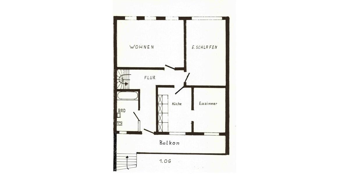 Schöne Maisonettewohnung = Haus im Haus gewerblich geeignet als Mitarbeiter-Unterkunft 7 zimmer