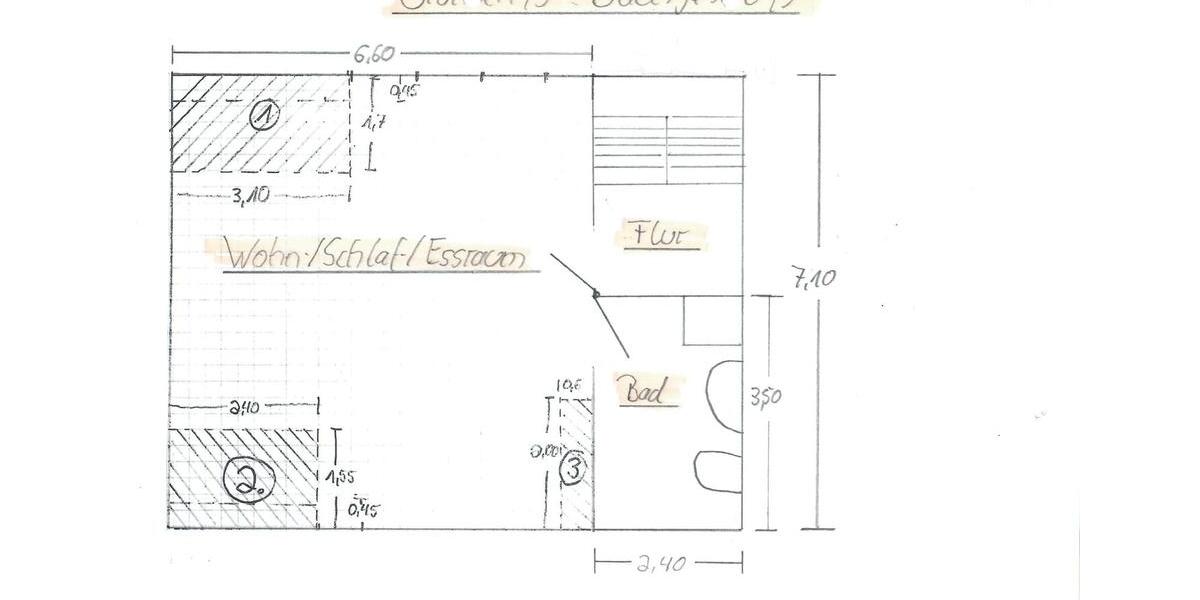 Dachgeschoßwohnung Goslar - 1 Zimmer, 50 m&sup2;, 450&euro; | Angebot:26594420