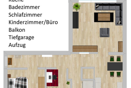 3 Zimmer, 82m² Vreden Innenstadt mit Aufzug, Tiefgarage, Balkon 3 zimmer