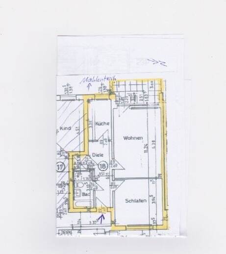 Etagenwohnung Glinde - 2 Zimmer, 69 m&sup2;, 960&euro; | Angebot:25780588