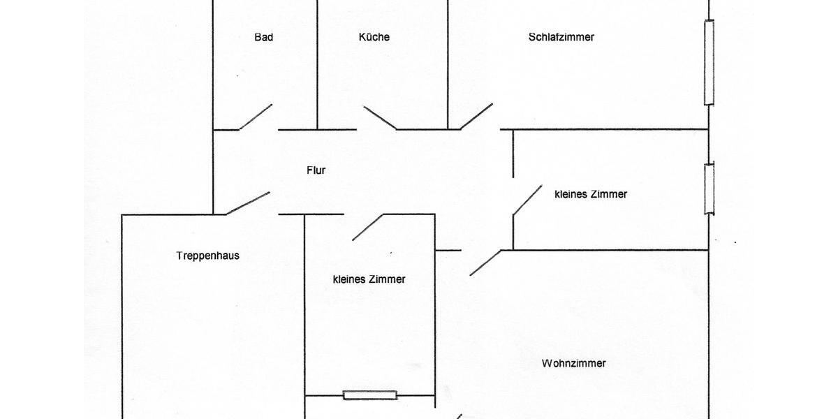 Etagenwohnung Schleswig - 3 Zimmer, 72 m&sup2;, 510&euro; | Angebot:25145001