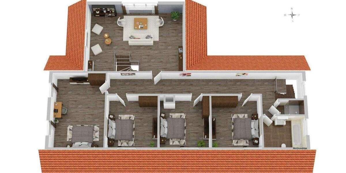 Einfamilienhaus Emmelsbüll-Horsbüll Horsbüll - 7 Zimmer, 275 m&sup2;, 2.150&euro; | Angebot:25689307