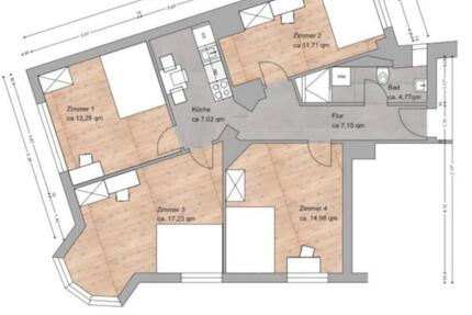 4 sanierte WG Zimmer in FFM Bockenheim zu vermieten ab 620€ 1 zimmer