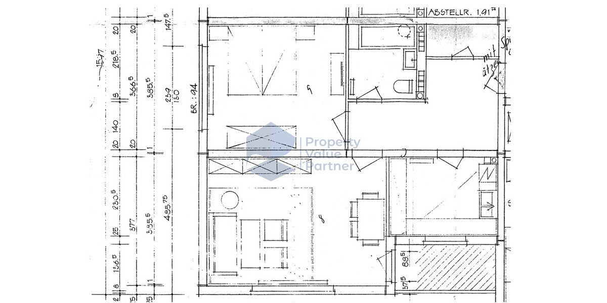 Etagenwohnung Wolfsburg Rabenberg - 2 Zimmer, 59 m&sup2;, 536&euro; | Angebot:25193415