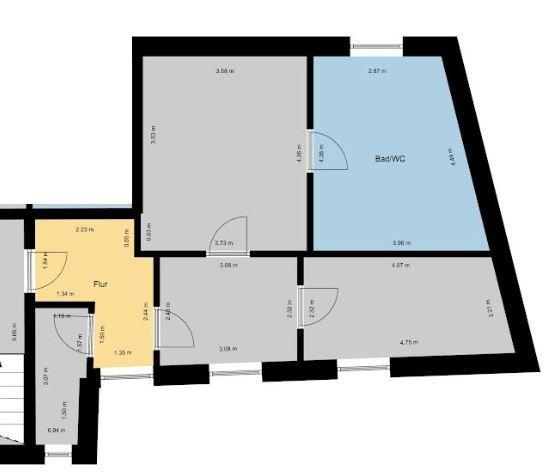 Etagenwohnung Meerane - 2 Zimmer, 58 m&sup2;, 290&euro; | Angebot:25376877