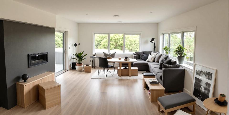 3 ZKB mit Balkon, Terrasse, Garten und Garage in Buchenau 3 zimmer