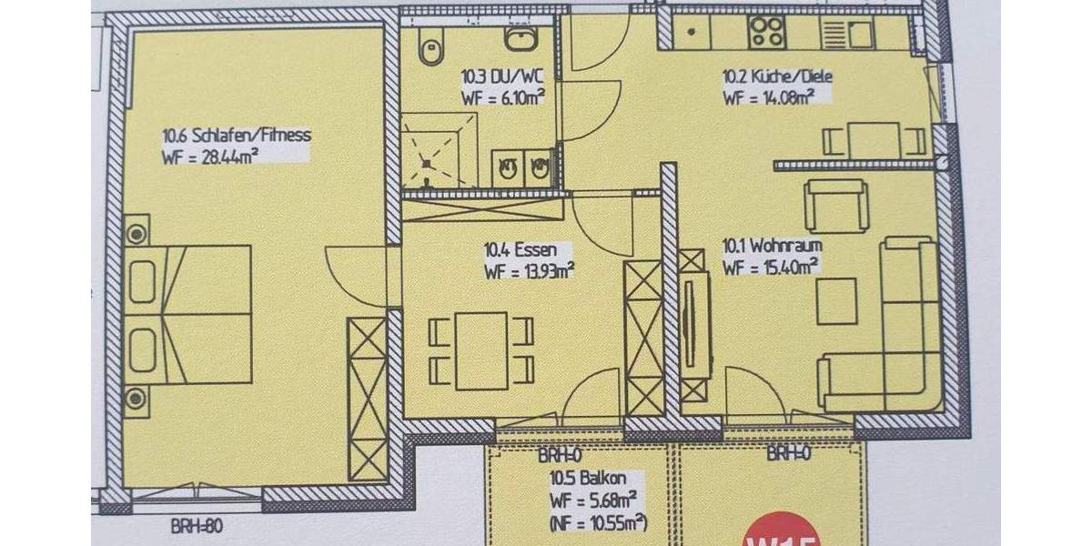 Etagenwohnung Grünhain-Beierfeld Grünhain - 3 Zimmer, 85 m&sup2;, 750&euro; | Angebot:24972285