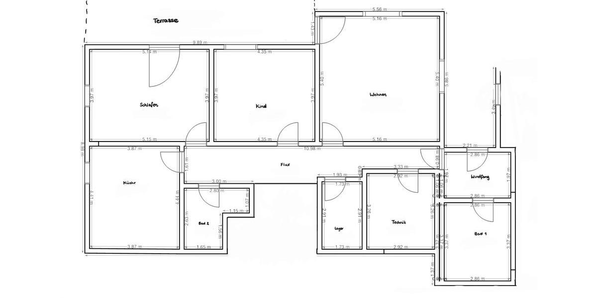 Erdgeschoßwohnung Nabburg - 3 Zimmer, 135 m&sup2;, 1.440&euro; | Angebot:25370217