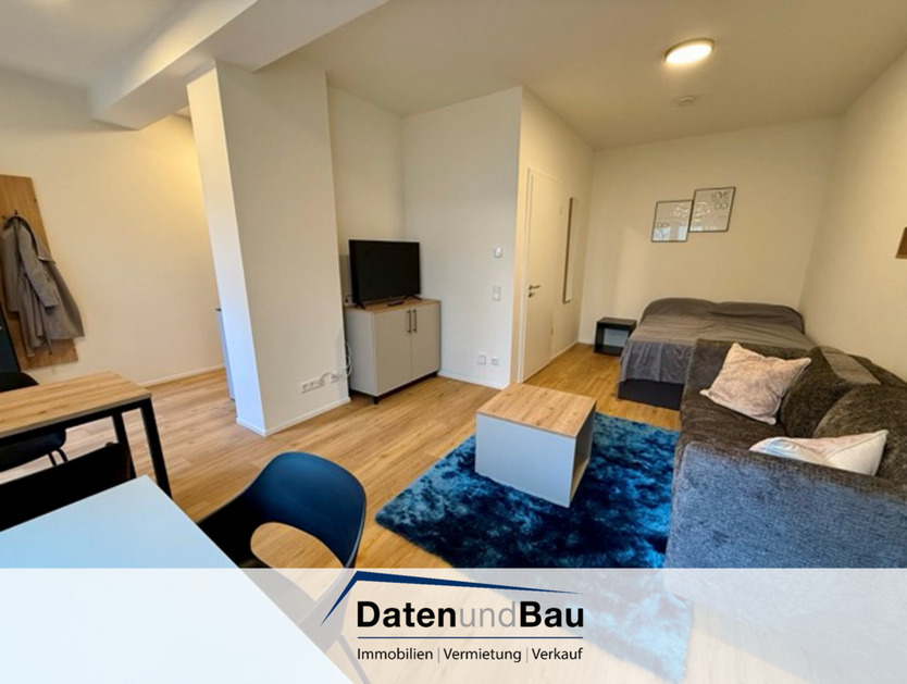 Vollmöblierte 1 Zi.-Neubau-Wohnung mit EBK, Waschmaschine uvm.