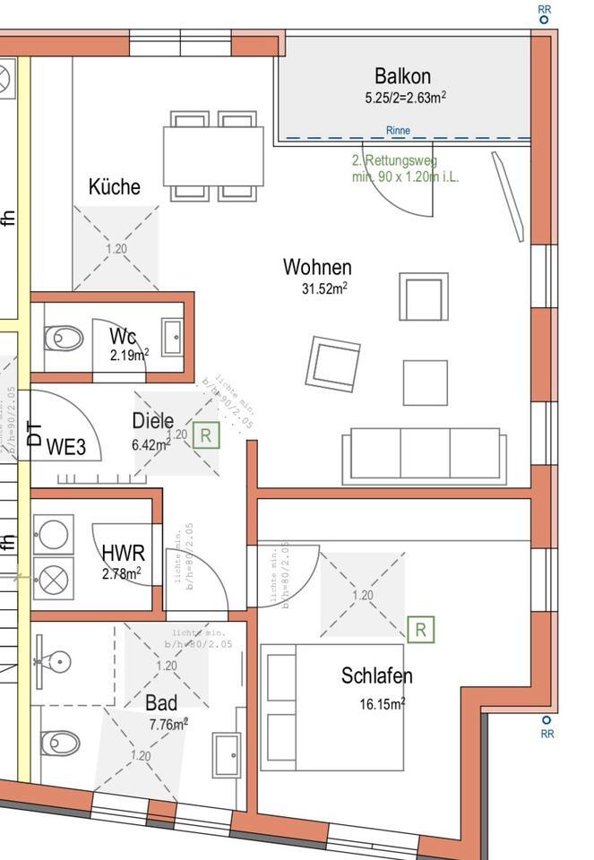 Mietwohnung zimmer