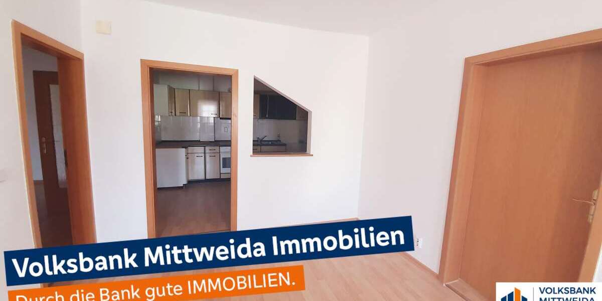 WG geeignet-3-Raum-Wohnung mit Einbauküche in zentraler Lage von Mittweida - Dachgeschoßwohnung Mittweida Rößgen | Angebot:27279778