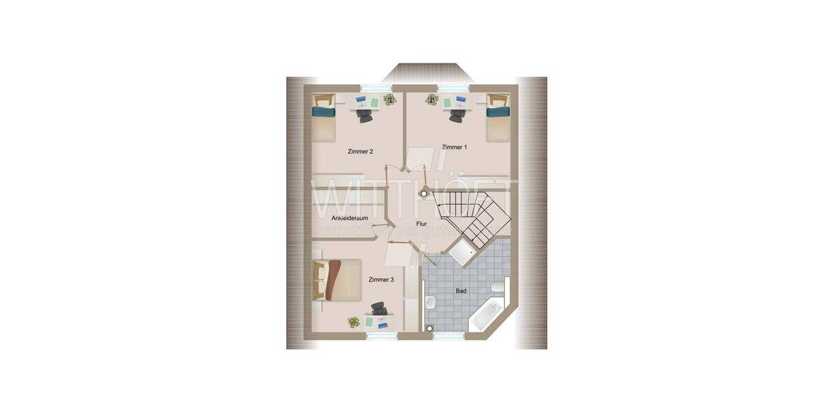 Einfamilienhaus Hamburg-Bramfeld Bramfeld - 4 Zimmer, 133 m&sup2;, 2.395&euro; | Angebot:26703039