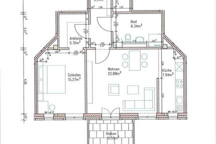 Wohnung Vechta - 2 Zimmer, 74 m&sup2;, 1.050&euro; | Angebot:24876679