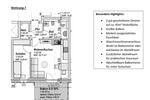 Etagenwohnung Neumünster Brachenfeld/Ruthenberg - 2 Zimmer, 45 m&sup2;, 983&euro; | Angebot:26647448