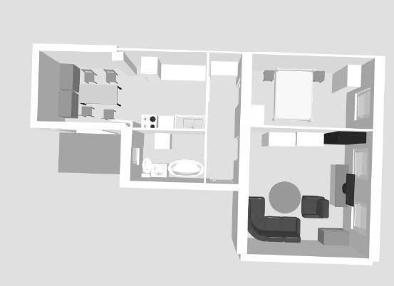 Etagenwohnung Bernburg (Saale) - 2 Zimmer, 60 m&sup2;, 375&euro; | Angebot:26688105