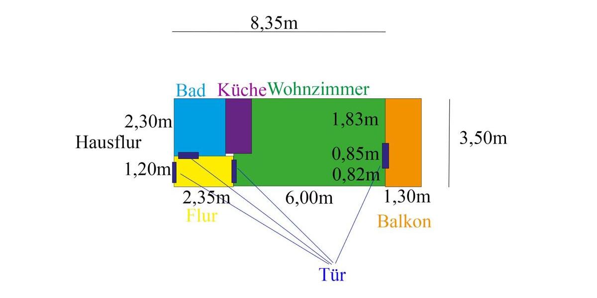 Etagenwohnung Freiburg im Breisgau Haslach - 1 Zimmer, 32 m&sup2;, 660&euro; | Angebot:26251880