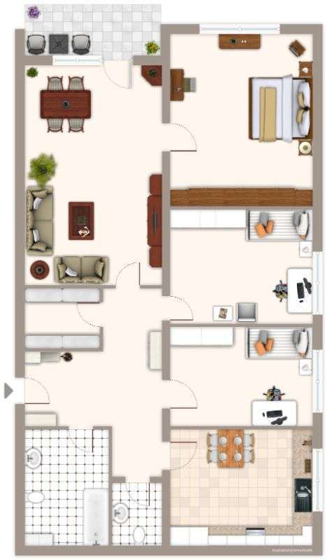 Wohnung zum Mieten in Mönchengladbach 669 € 79 m²