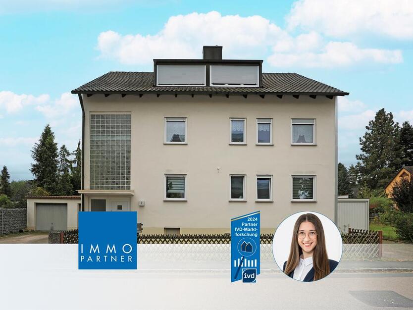 IMMOPARTNER - 3-ZIMMER-DACHGESCHOSSWOHNUNG MIT BALKON UND GARAGE zimmer