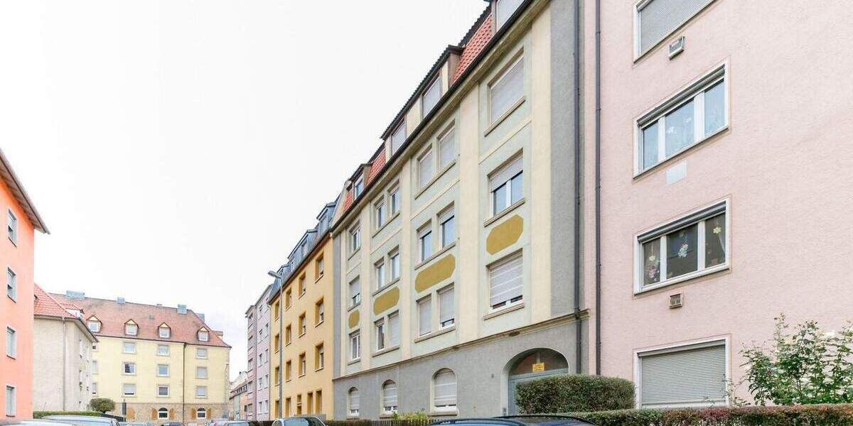 Etagenwohnung Schweinfurt Innenstadt - 2 Zimmer, 61 m&sup2;, 420&euro; | Angebot:25669911