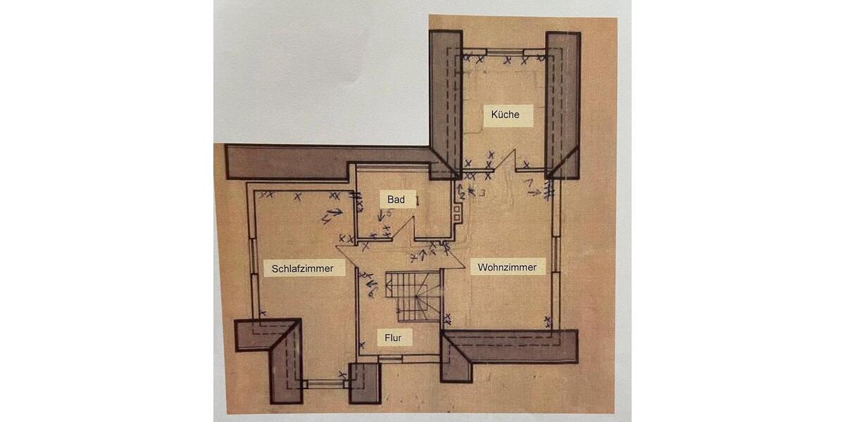 Dachgeschoßwohnung Haren (Ems) - 2 Zimmer, 73 m&sup2;, 520&euro; | Angebot:24360452